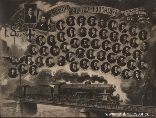 Scuola allievi fuochisti Milano Lambrate 1921
